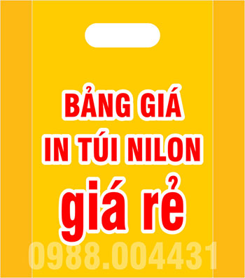 Bảng giá in túi nilon giá rẻ tại Hải Phòng