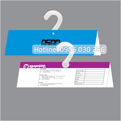 Sample hanger, Bảng treo mẫu vải